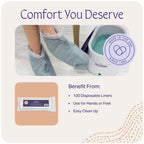 Therabath paraffin wax liners box showing count details