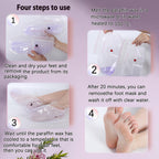 Bactiblast lavender scented hand and foot wax treatment packaging
