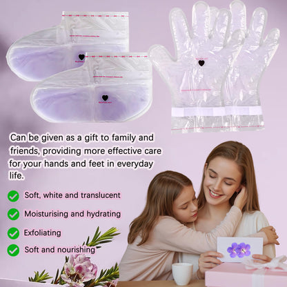 Bactiblast lavender scented paraffin wax hand and foot spa kit components