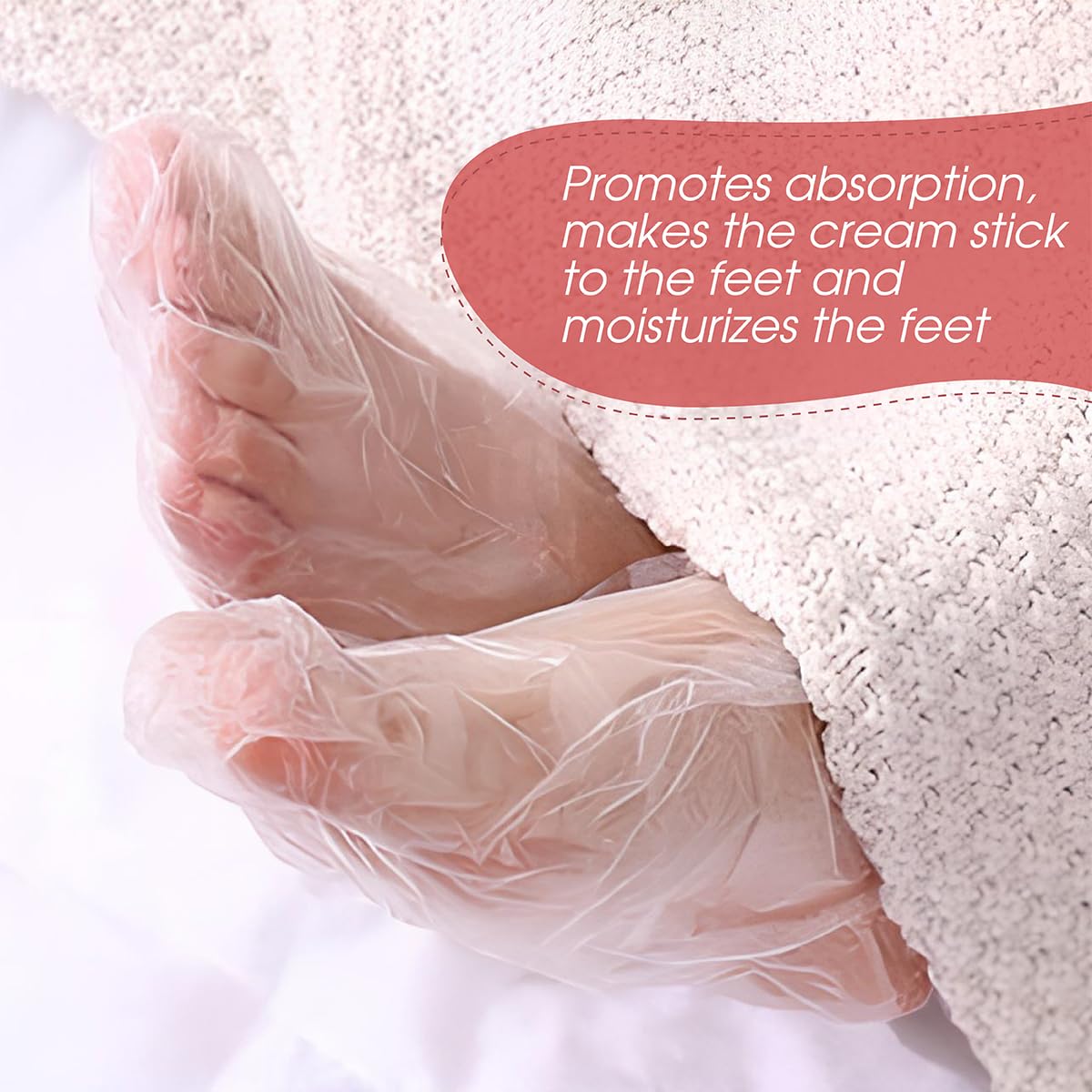 Durable twelve by seventeen inch plastic liner wrap applied on hand during wax bath