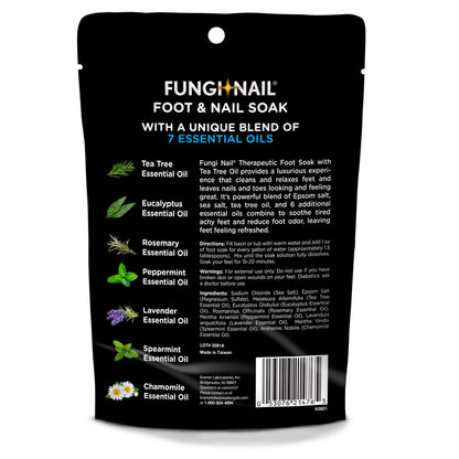 Close up of Fungi-Nail therapeutic salt texture