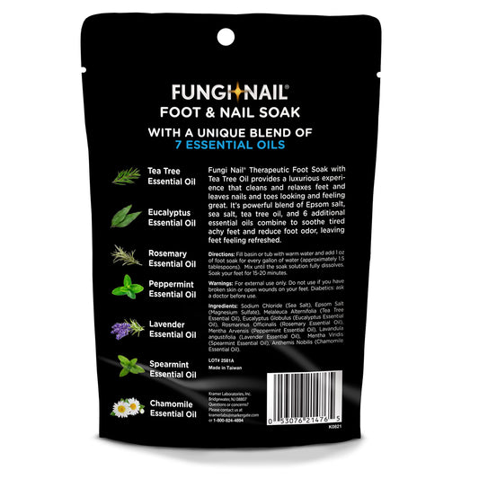 Close up of Fungi-Nail therapeutic salt texture