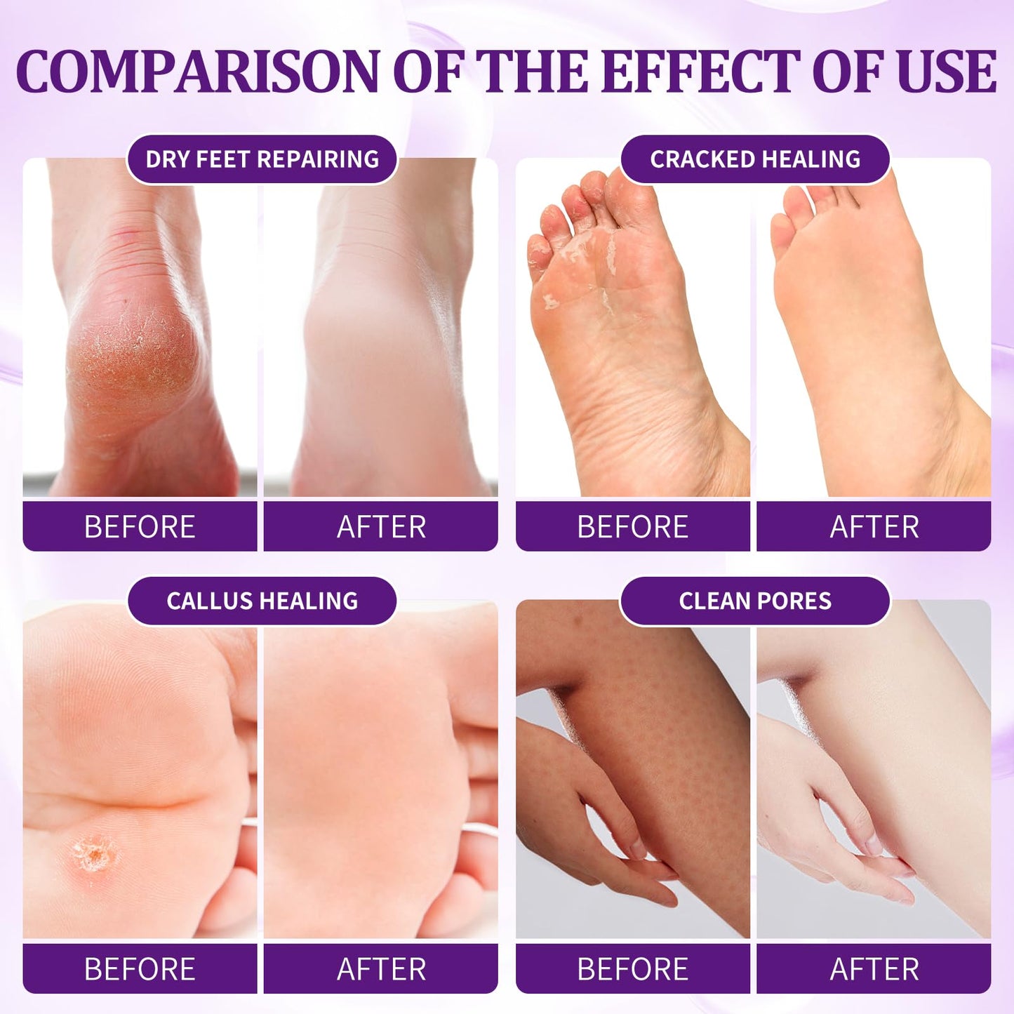 4 step foot treatment bubble salt sachet