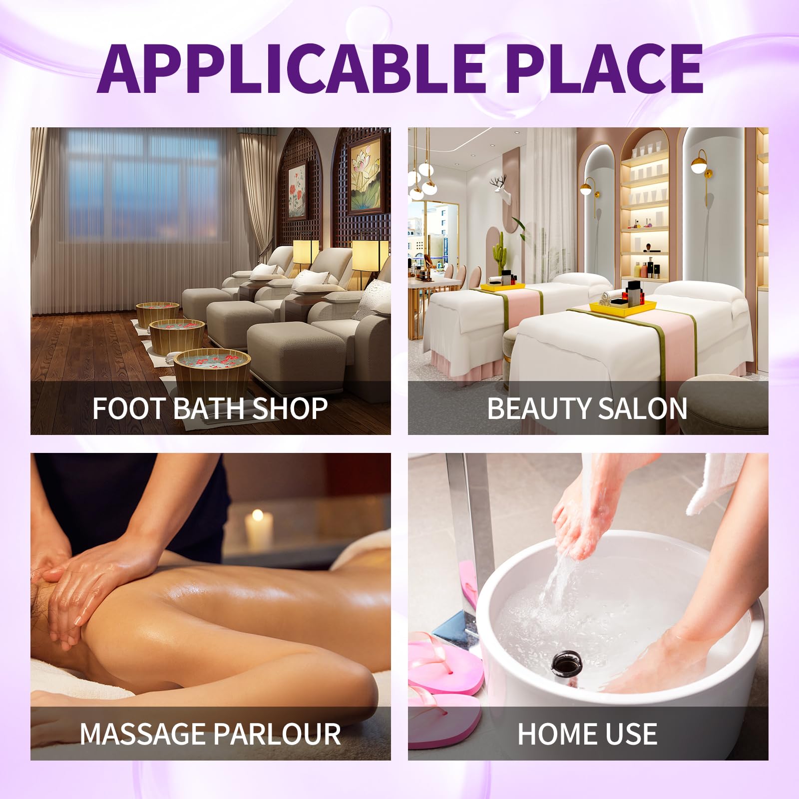 Lavender scented home spa foot treatment box