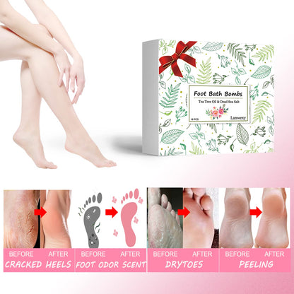 Lanwexy organic foot soak balls in assorted shapes