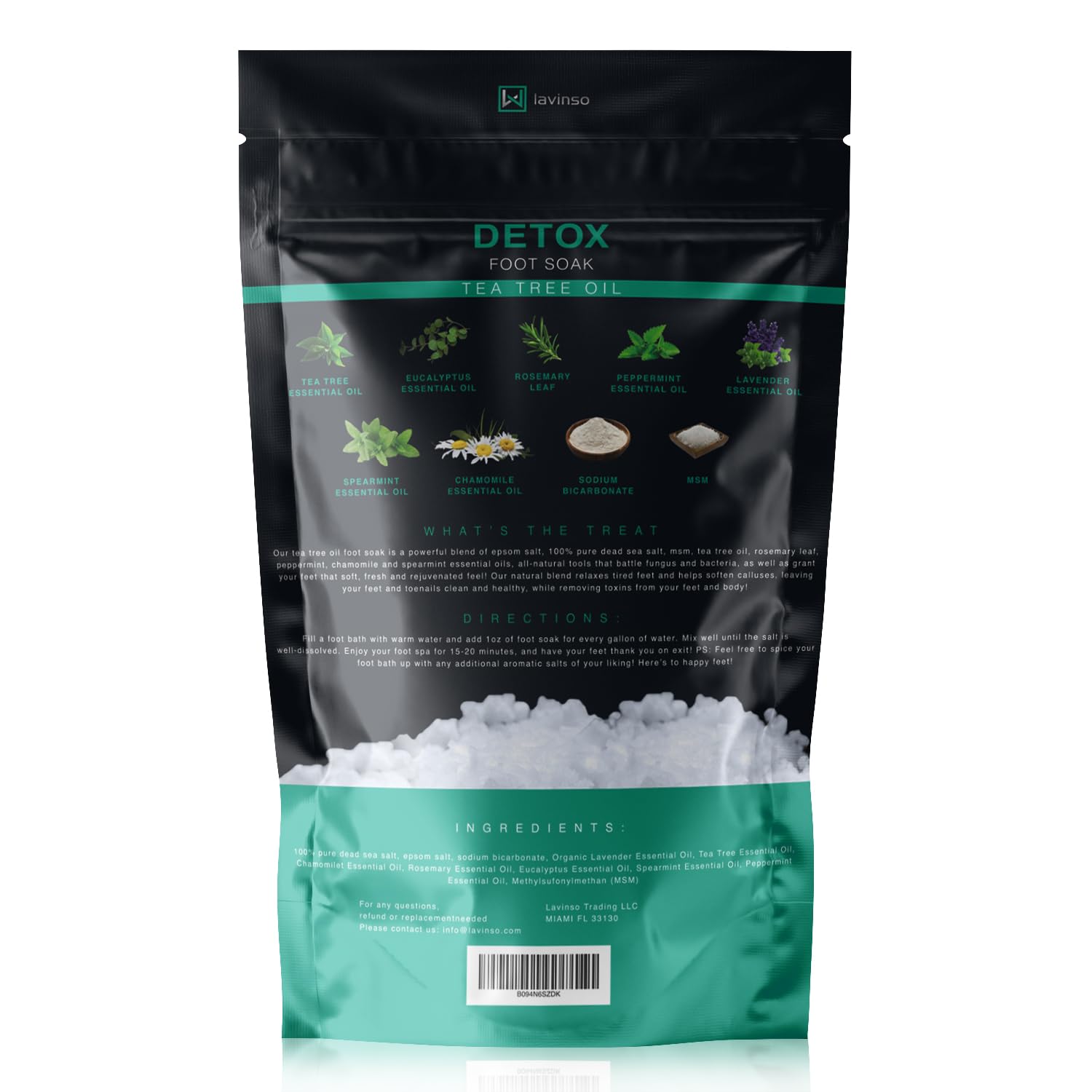 Benefits of tea tree oil and Epsom salt for foot care