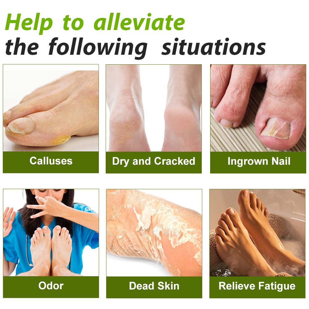 Back view of Natural V.I.P. foot soak with usage instructions