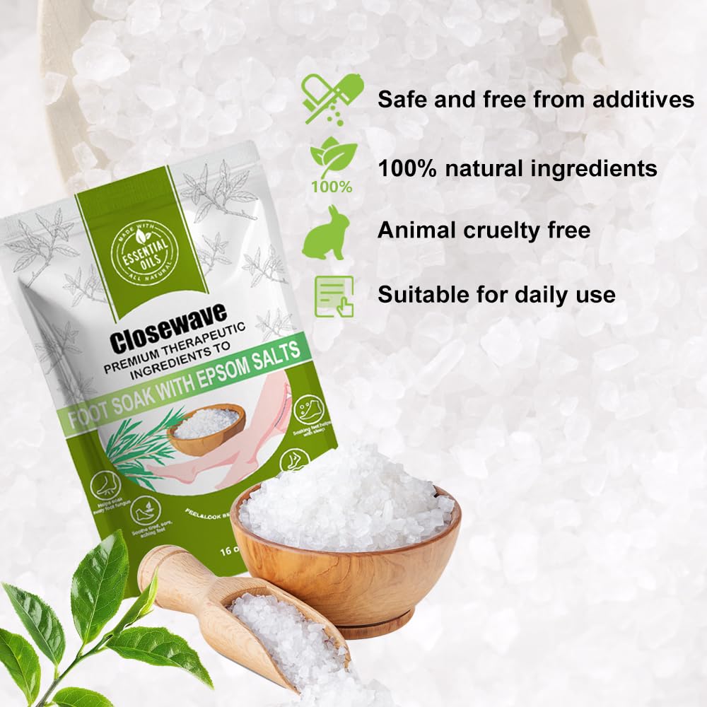 Natural V.I.P. foot soak product displayed for pedicure routine