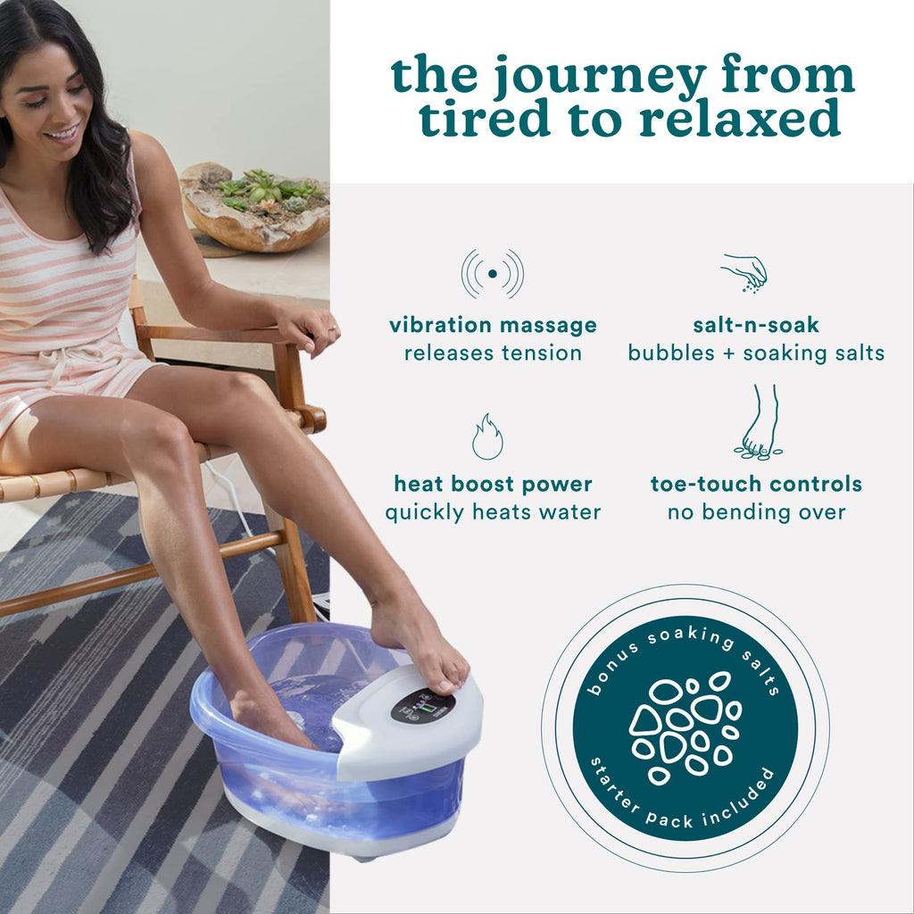 Homedics foot spa splash guard and side profile