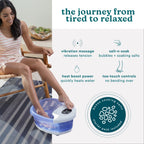Homedics foot spa splash guard and side profile