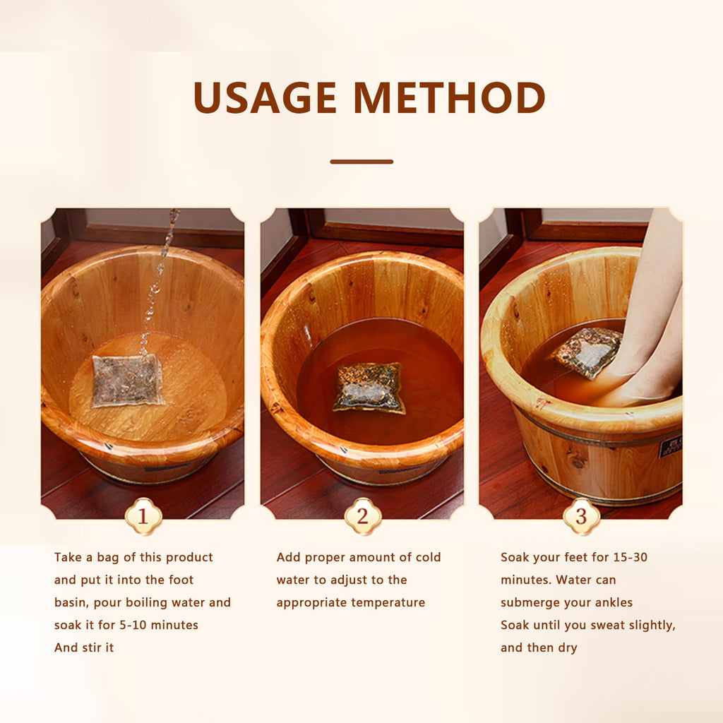 Orretter foot soak spa preparation in warm water basin