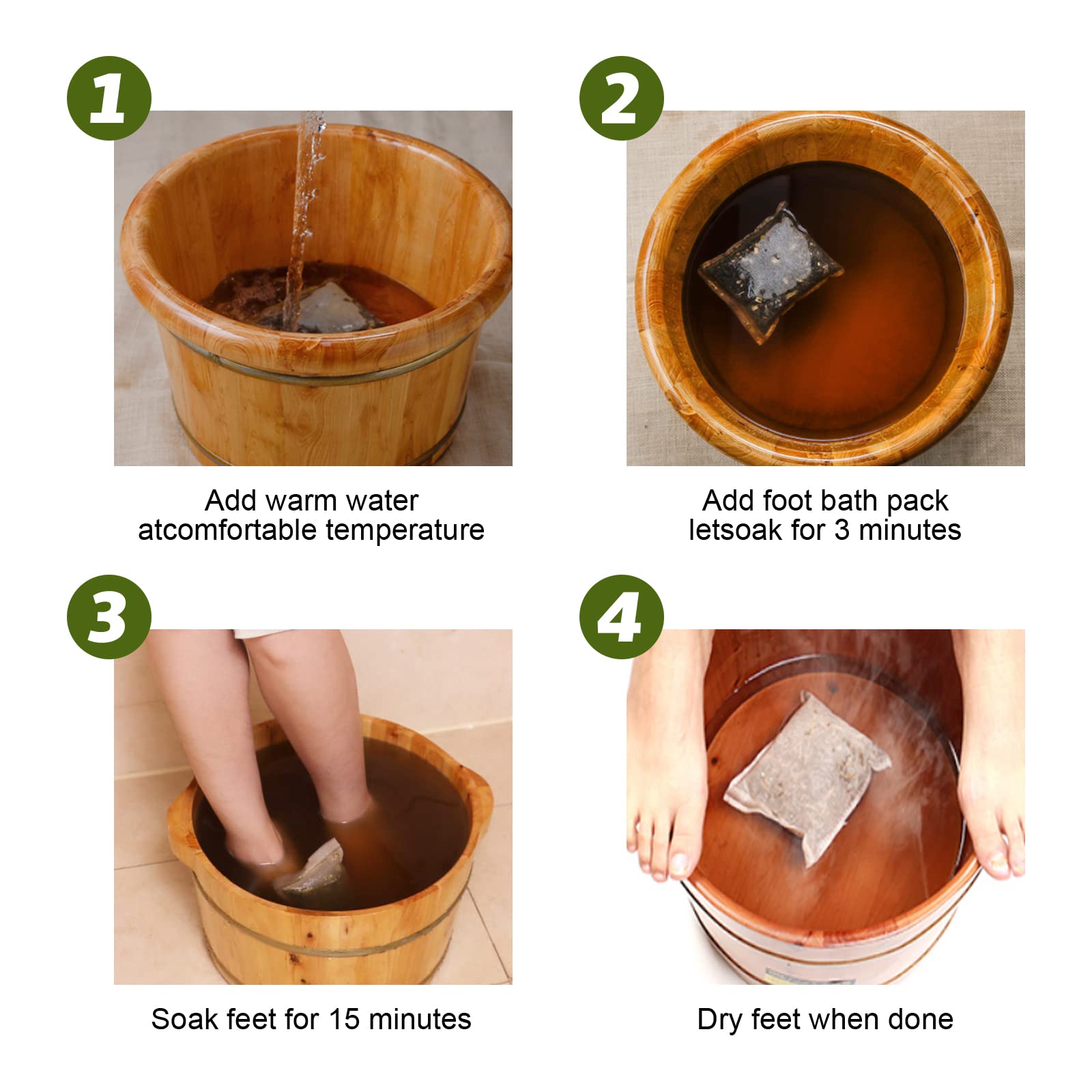 Natural mugwort and ginger herb foot soak ingredients close up