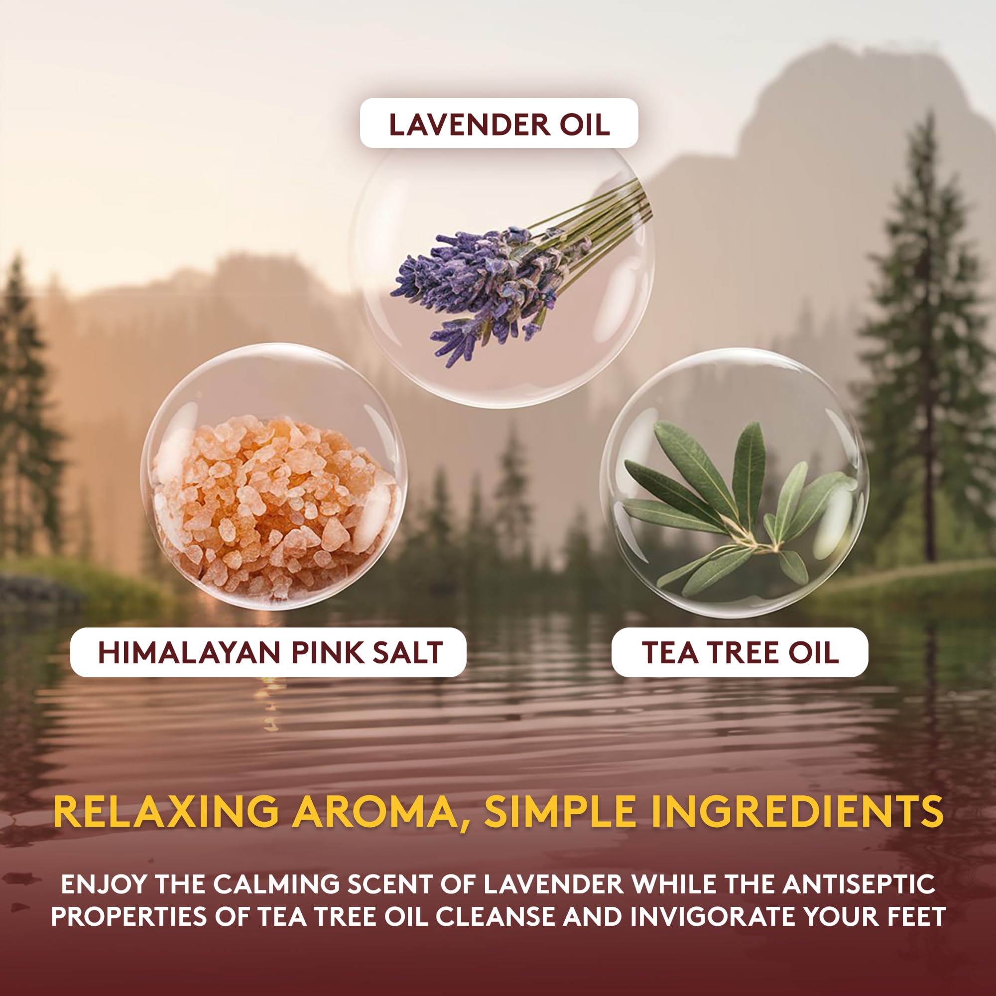 Okay detox foot soak with tea tree and lavender oil