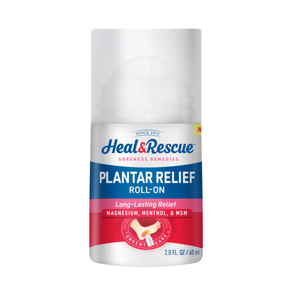 Heal & Rescue plantar roll-on for daily foot care