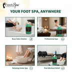 FootSpa bulk gallon jug side profile and handle design