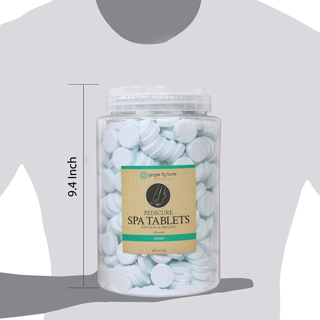 Imported USA pedicure spa tablets for skin conditioning and nail whitening