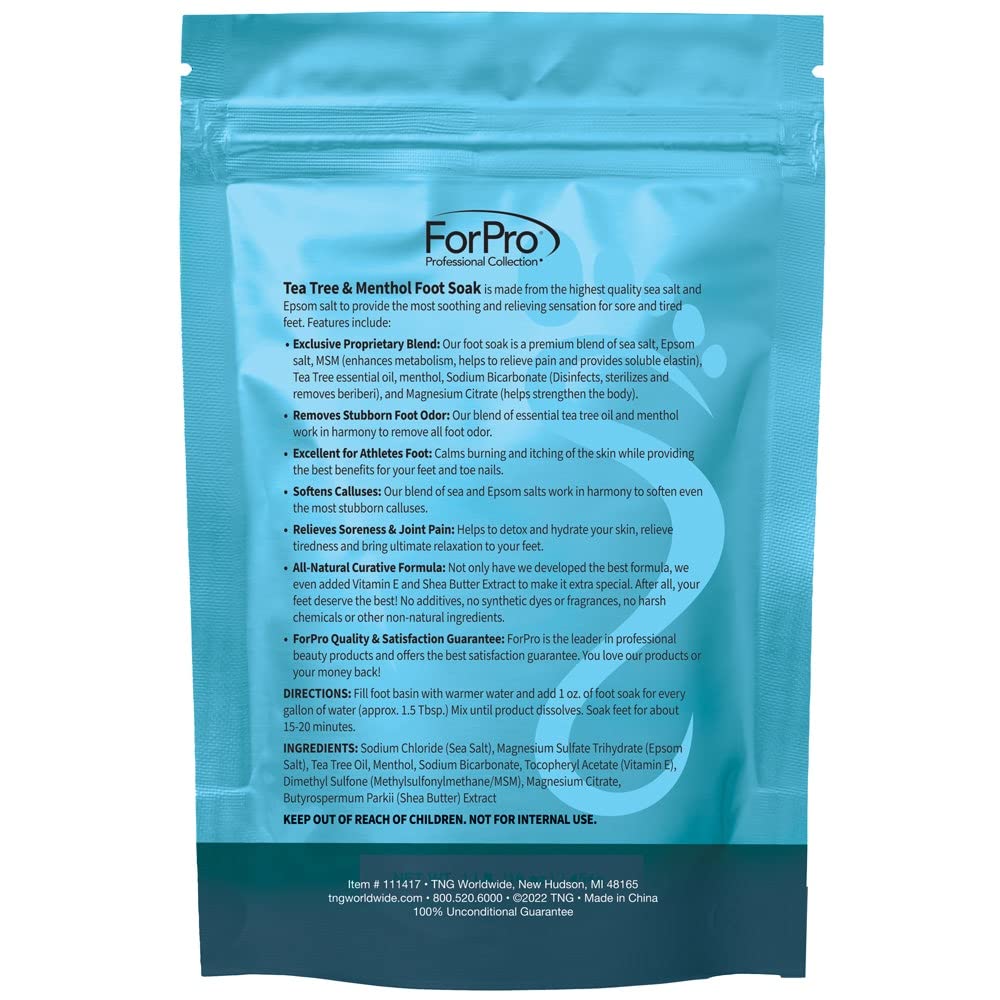 Close up of ForPro foot soak texture and sea salt grains