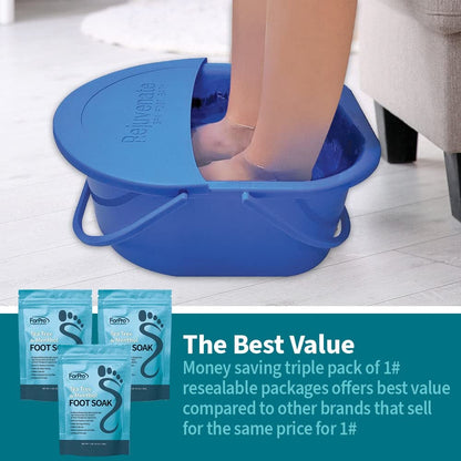 Spa setting with ForPro foot soak for tired feet relief