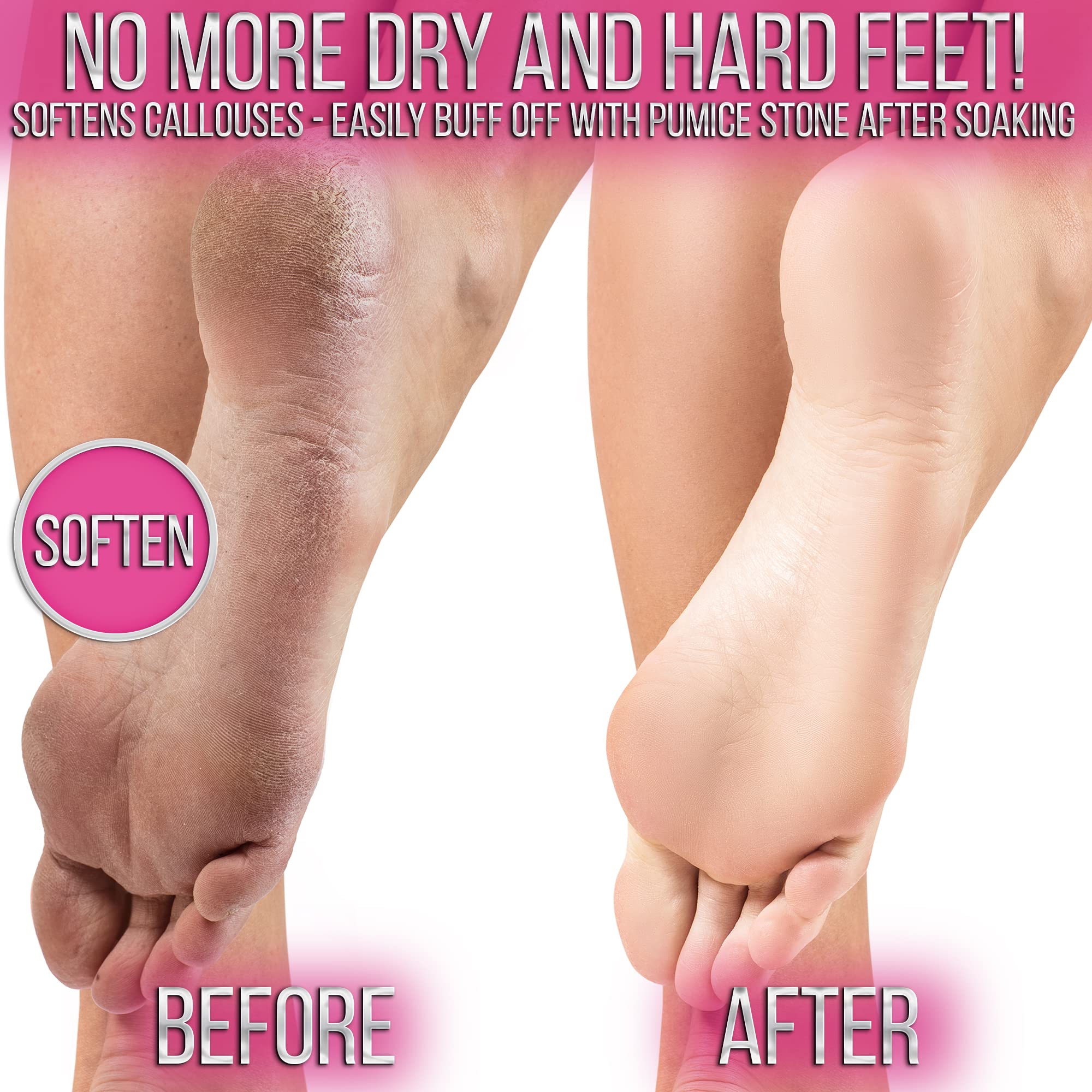 Jelly spa pedicure foot soak texture in a basin