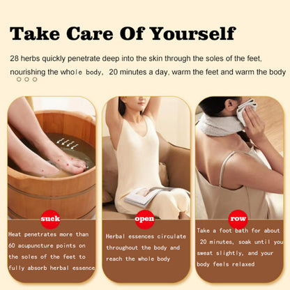 Lifestyle shot of relaxing foot bath in a basin