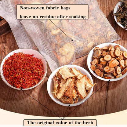 Detailed view of the 30 pack herbal foot detox contents