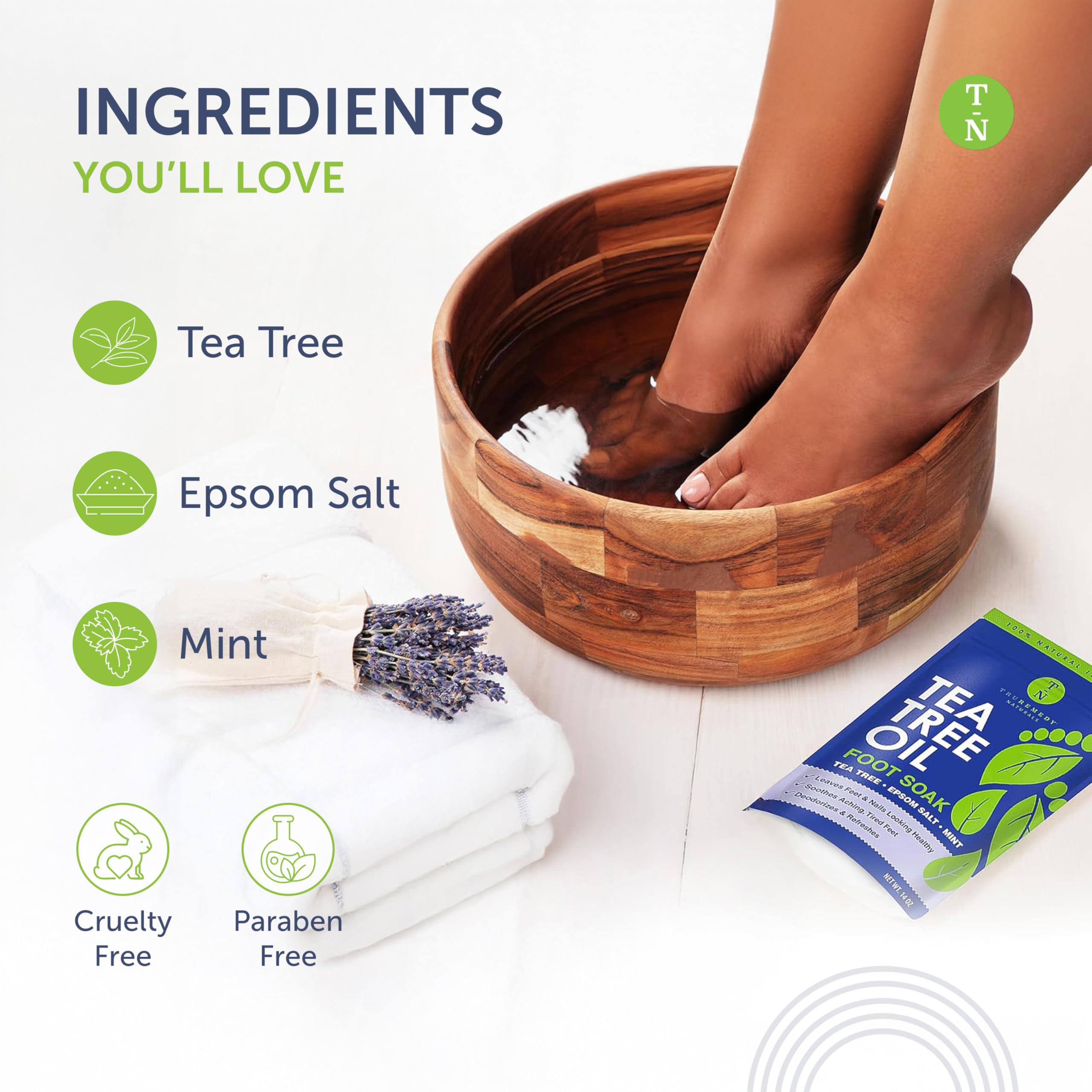 Authentic USA imported foot soaking salts for dry feet