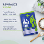Side profile view of Truremedy Naturals foot care packaging