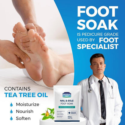 Top view of Imperial Feet 16 Ounces foot soak bag
