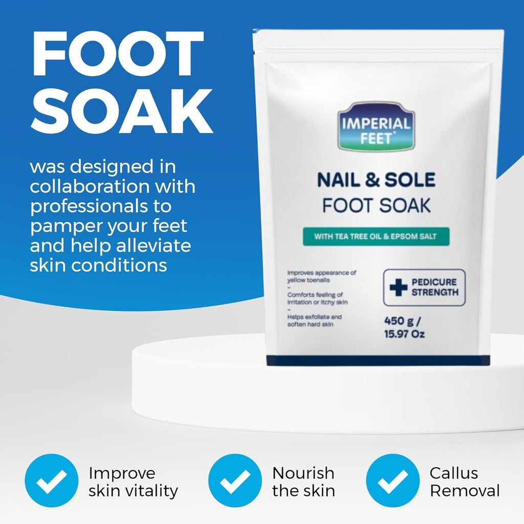 Imperial Feet tea tree foot soak ready for spa