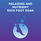 Side angle view of Nerve Spa foot soak tube container