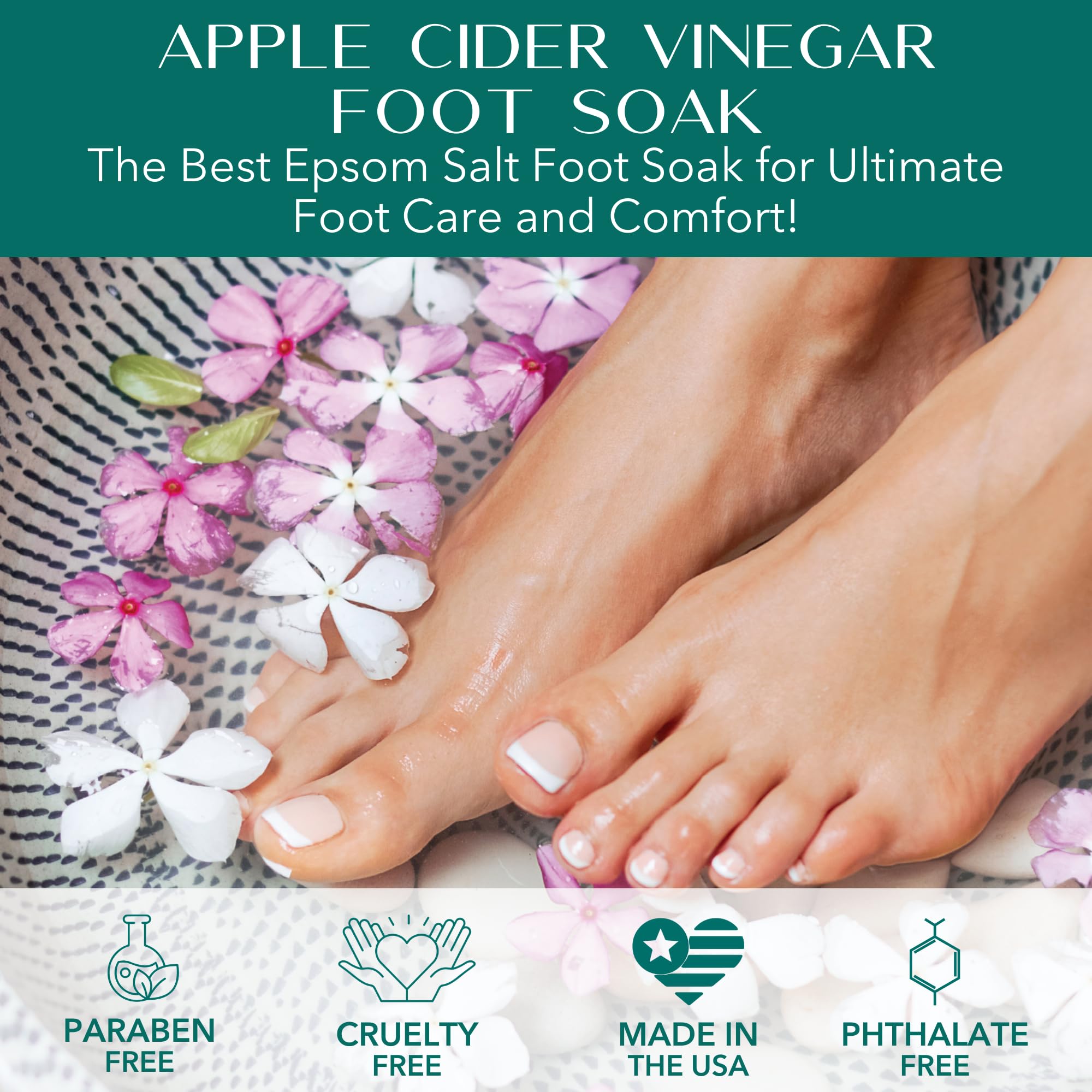 Laki Naturals Mint and Eucalyptus pedicure detox salt packaging details