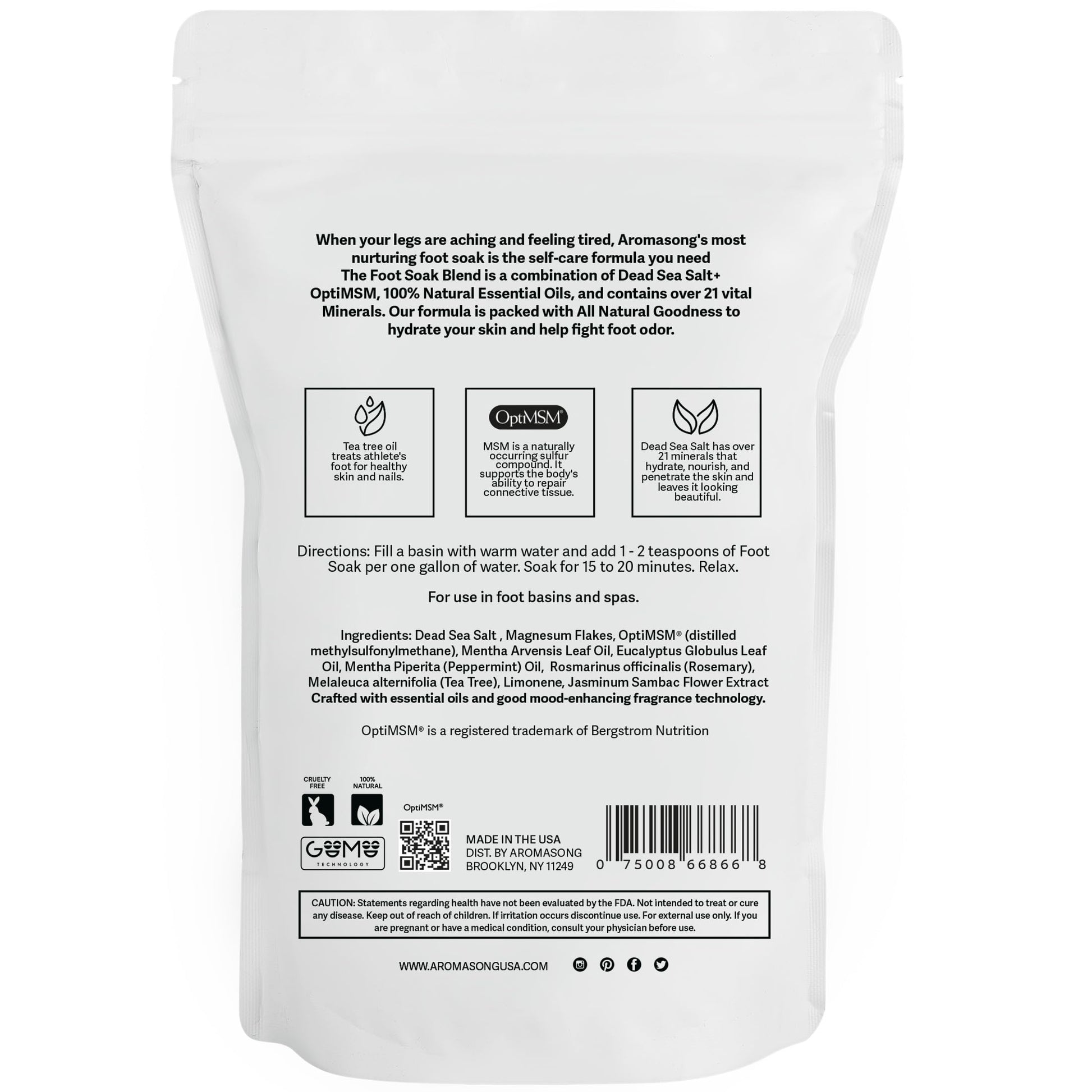 Wellness lifestyle photography of Aromasong foot soak treatment