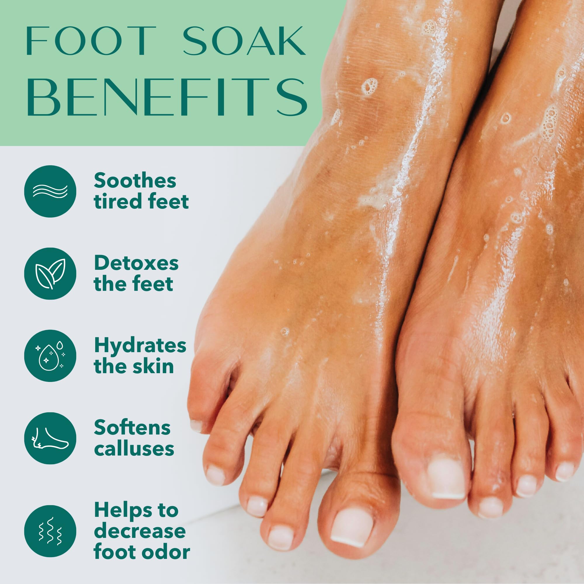 Laki Naturals foot care callus remover powder back view with directions