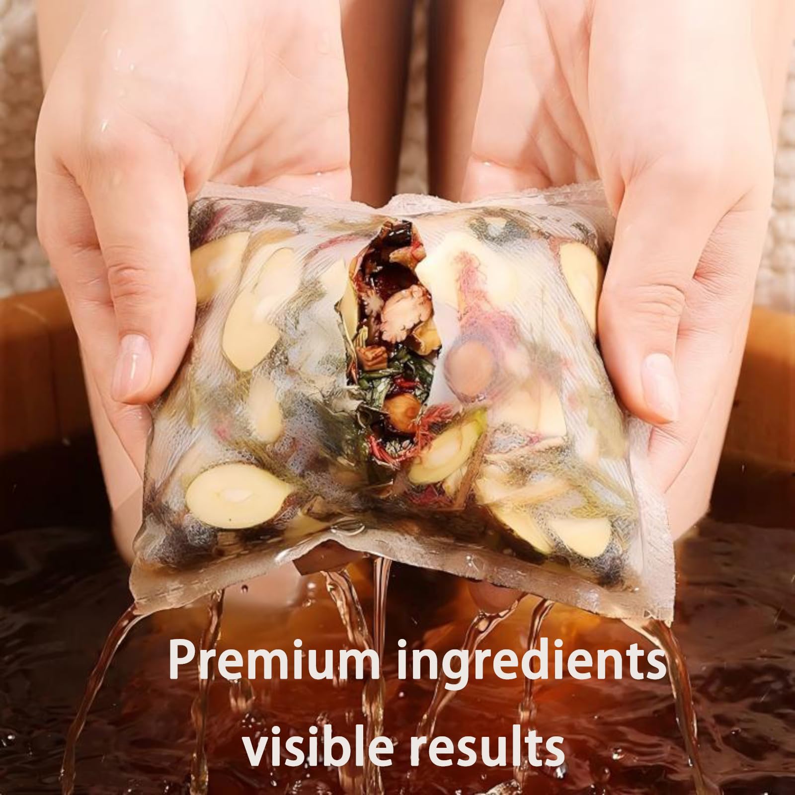 Authentic Dgylhbj foot soak packaging and branding