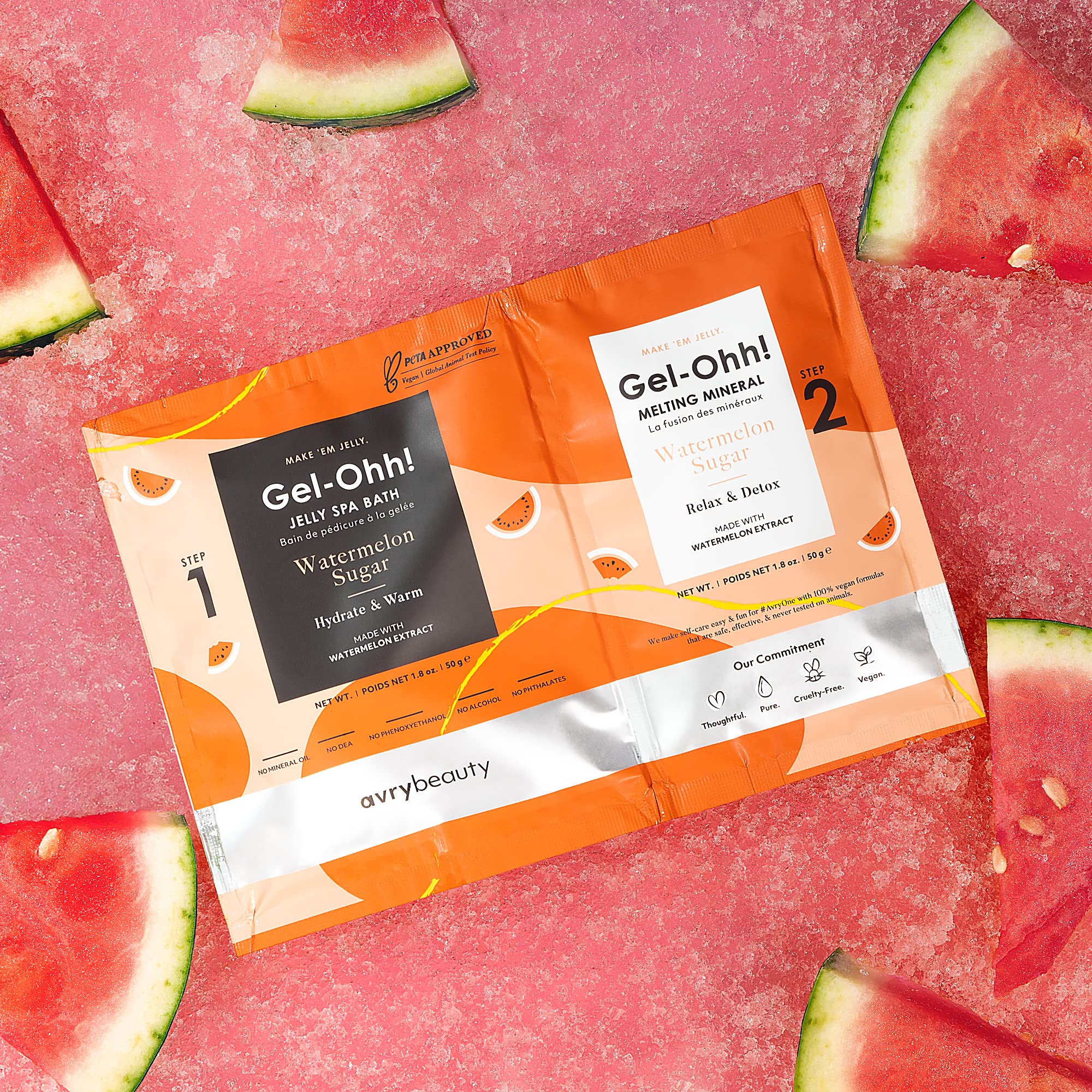 Avrybeauty Gel-Ohh pedicure melting minerals step