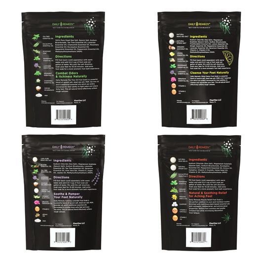 Daily Remedy Tea Tree Oil blend bag for foot odor relief