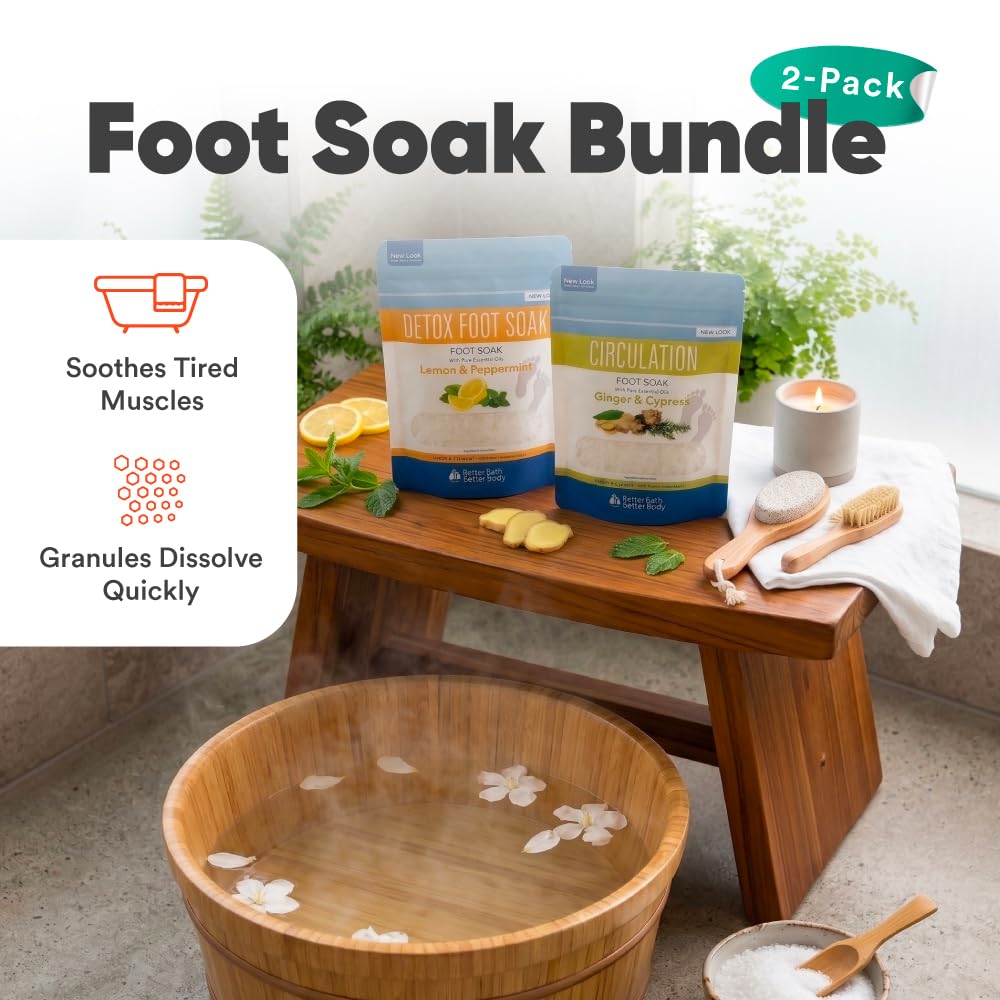 Better Bath Better Body foot soak texture and essential oils