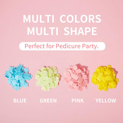 BPrettier rose-scented foot soak petals in a spa basin