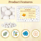 Raqeho cuticle softening spa tablets for hand and foot care