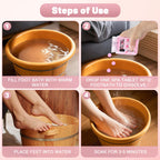 Detailed view of the 350 count pedicure tablet jar