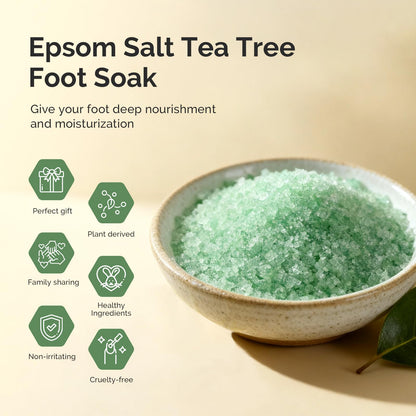 Product label detail of MelodySusie foot soak for calluses