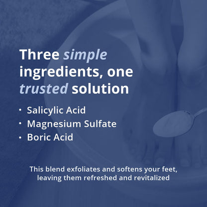Brown's Original Medicated Foot Bath powder texture details outside of the container.