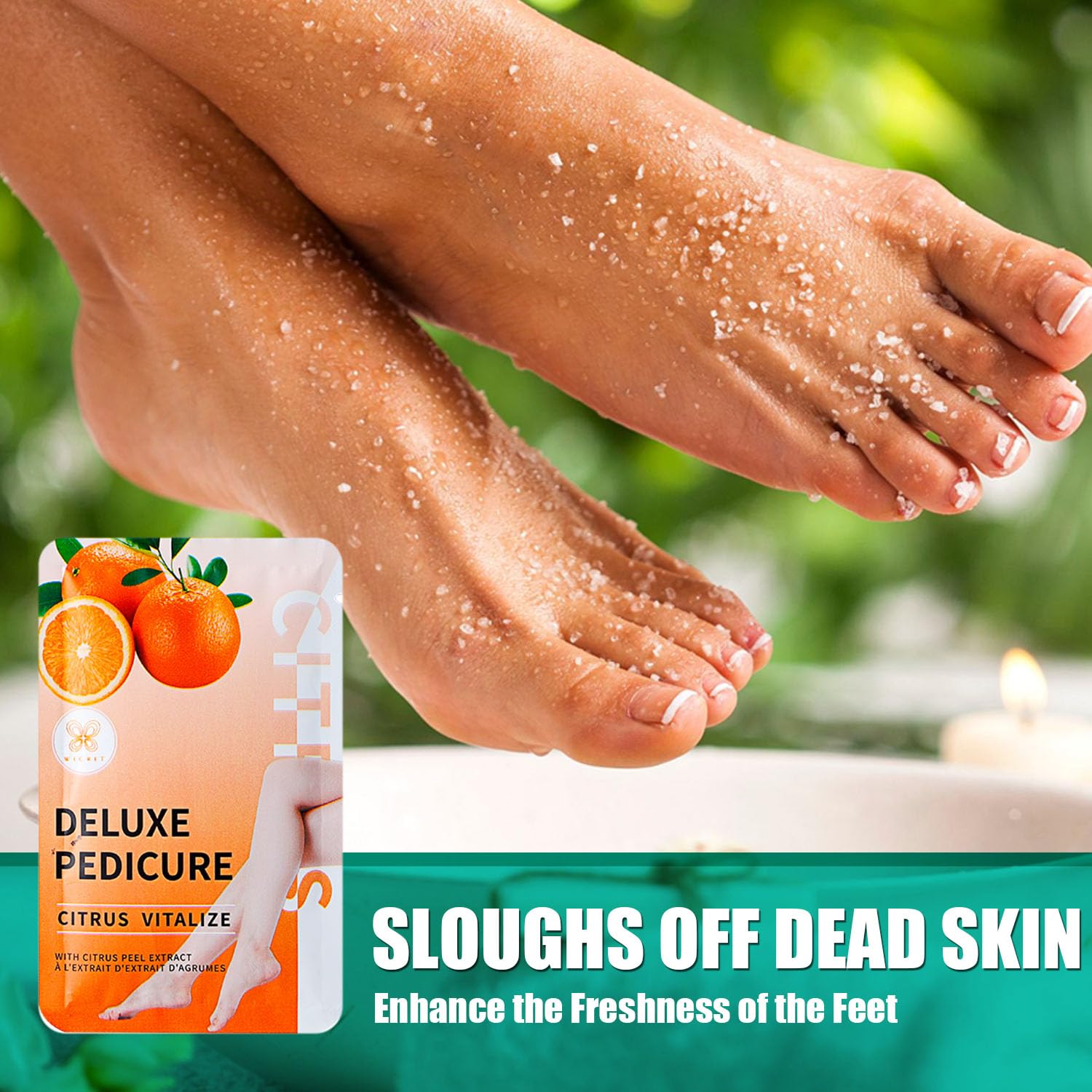 CNC GEL pedicure spa soak jar 14.8 ounce