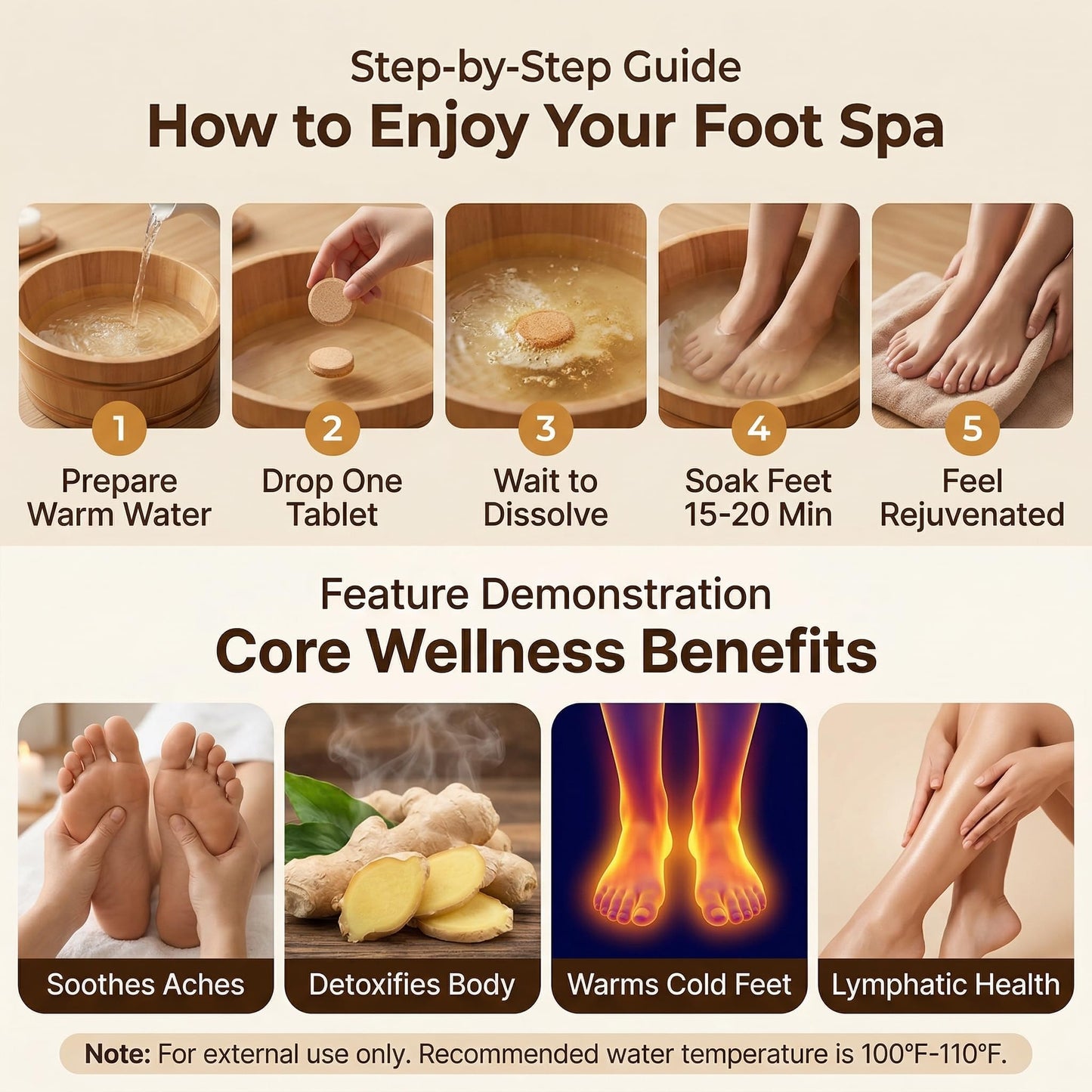 Authentic Fomiyes ginger foot soak imported USA product