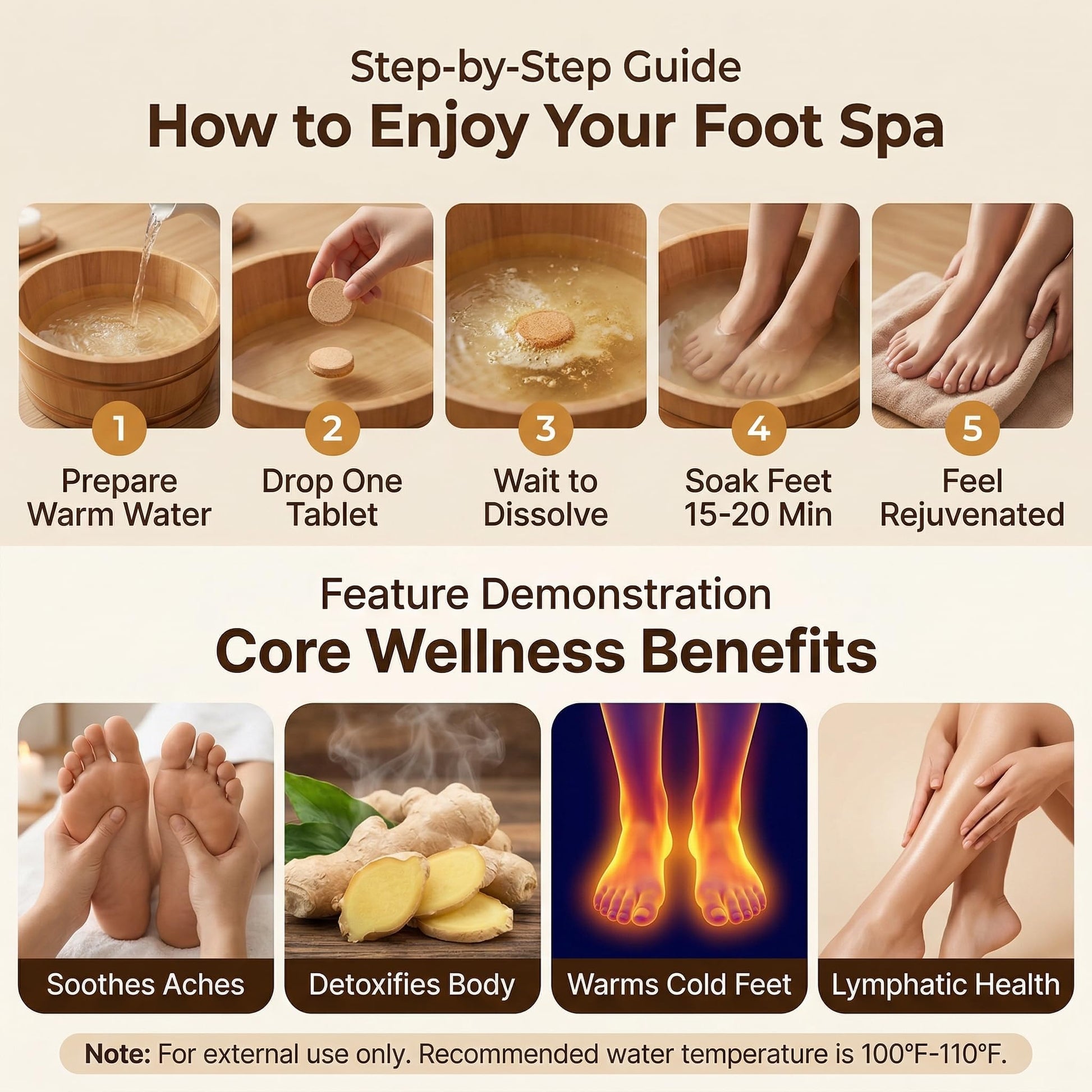 Authentic Fomiyes ginger foot soak imported USA product