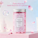 Noval Rose Scented Pedicure Tablets displayed in a salon setup