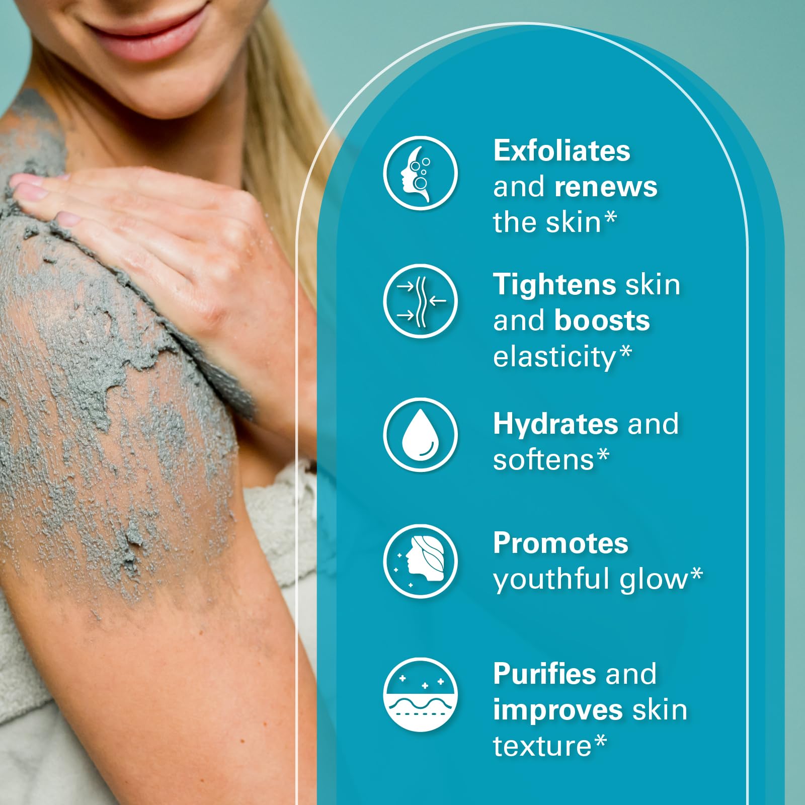 Anti aging blackhead remover charcoal scrub ingredient label view