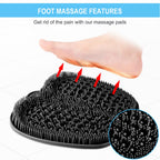 Square 11.2 inch dimensions layout of the Beskar foot scrubber.