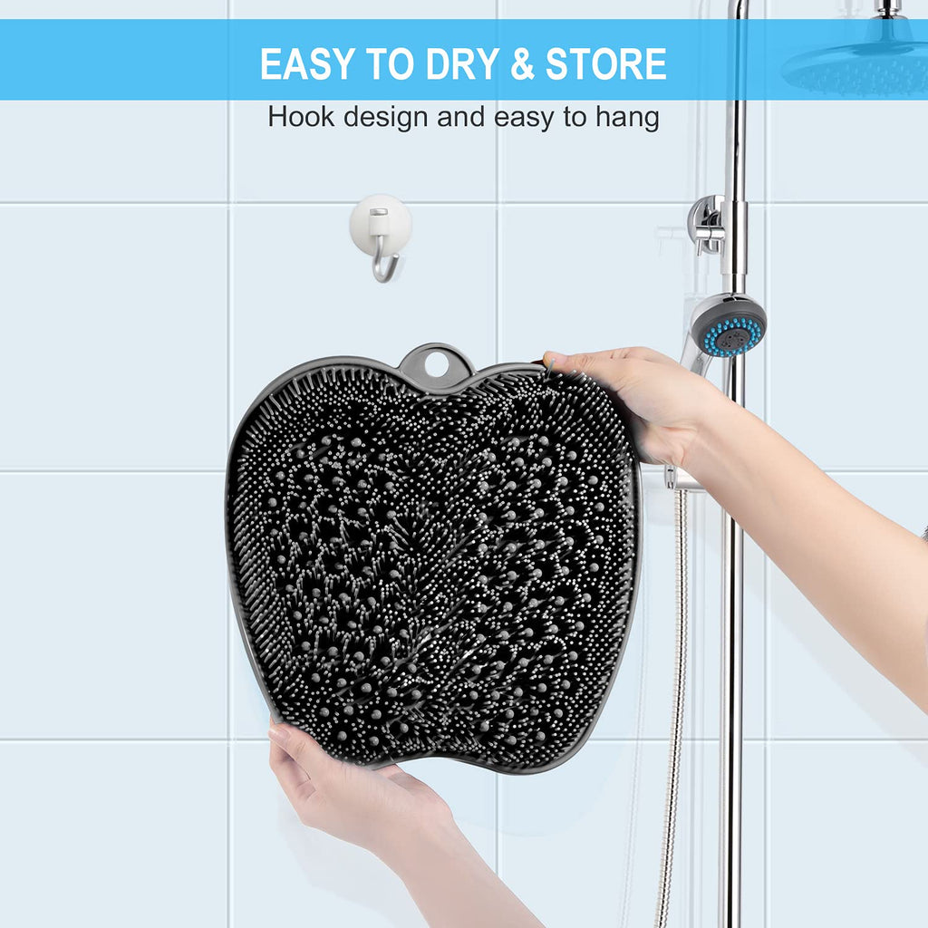 Packaged Beskar larger shower foot scrubber mat ready for use.