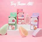 Packaging details and ingredient information for the sponge